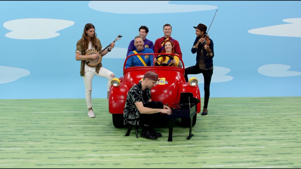 the wiggles toot toot chugga chugga big red car lyrics