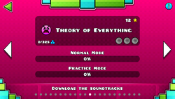 theory of everything geometry dash