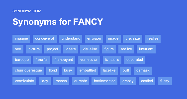 thesaurus for fancy