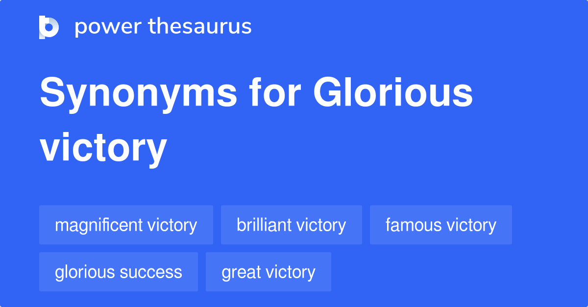 thesaurus glorious