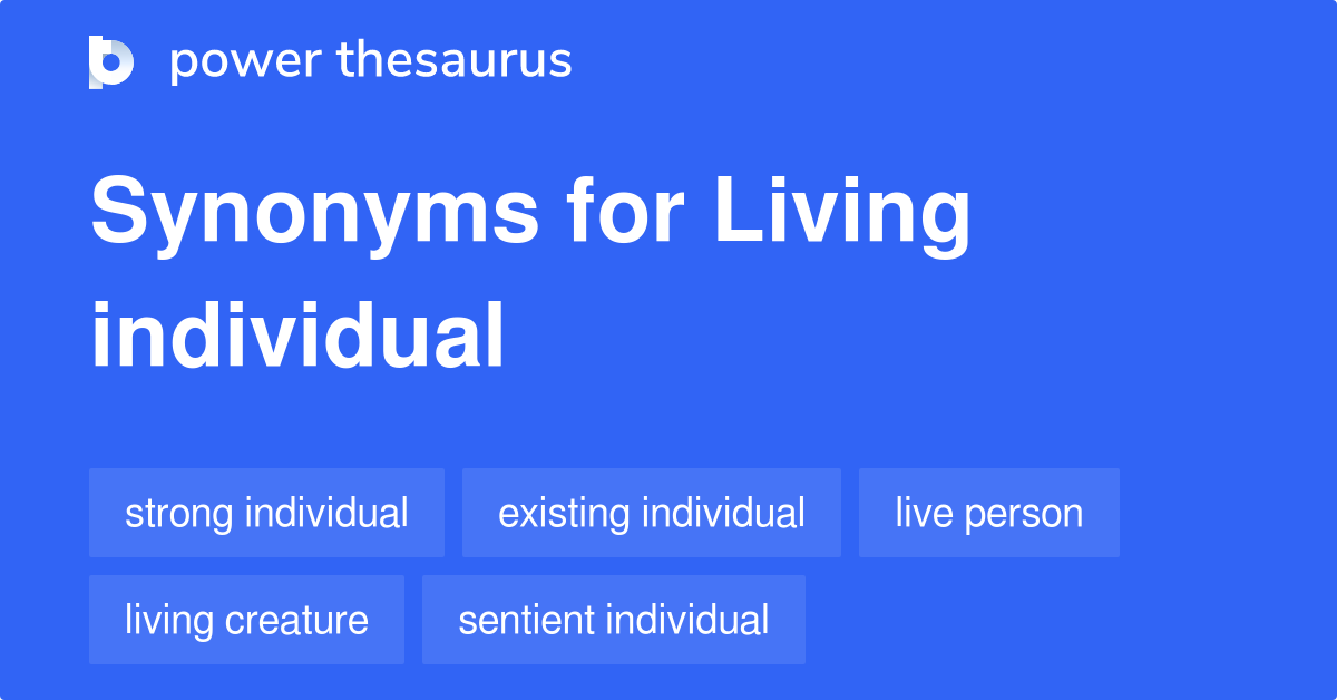 thesaurus individual