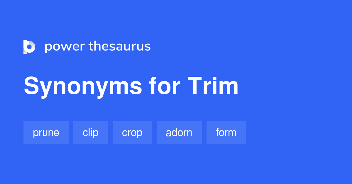 thesaurus trim