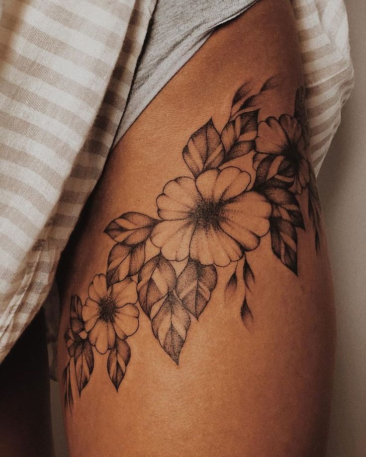 thigh tattoo ideas for females