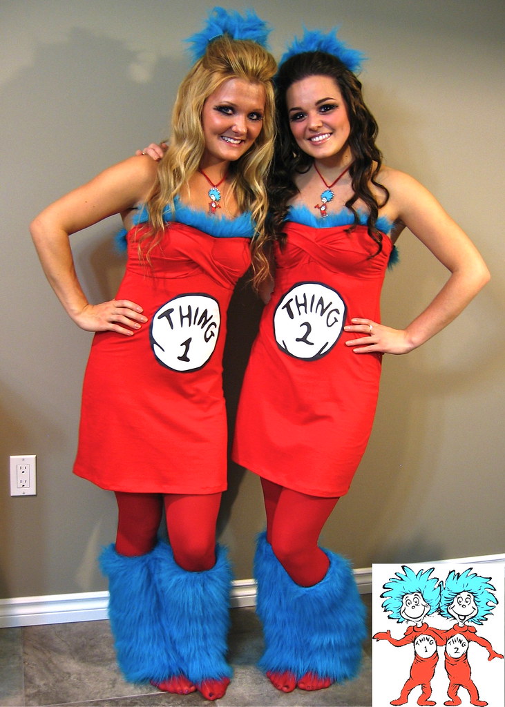 thing 1 and 2 adult costumes