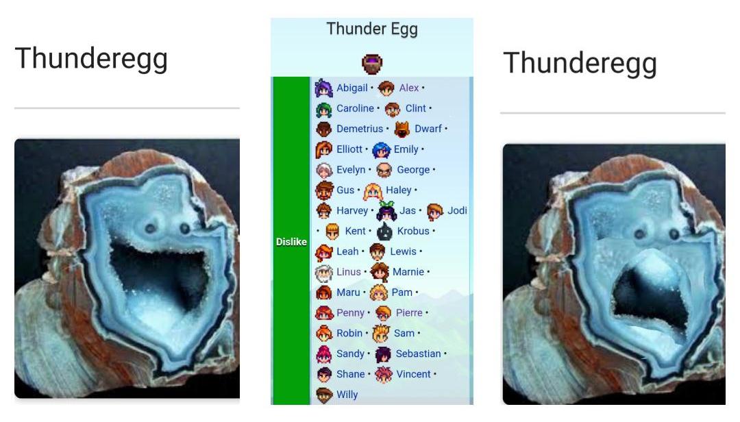 thunder egg stardew