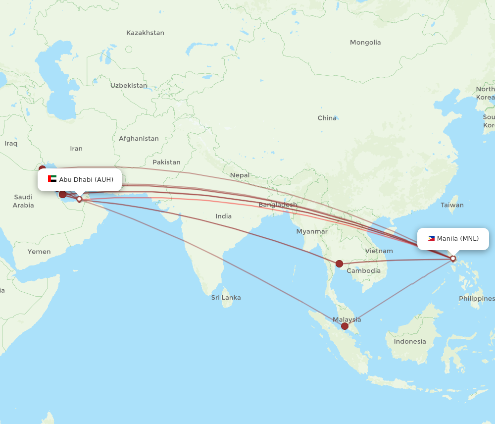 time difference between philippines and abu dhabi