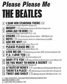 titel von the beatles please please me