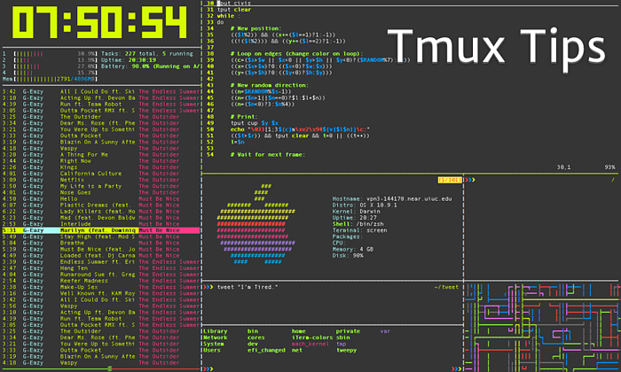 tmux config