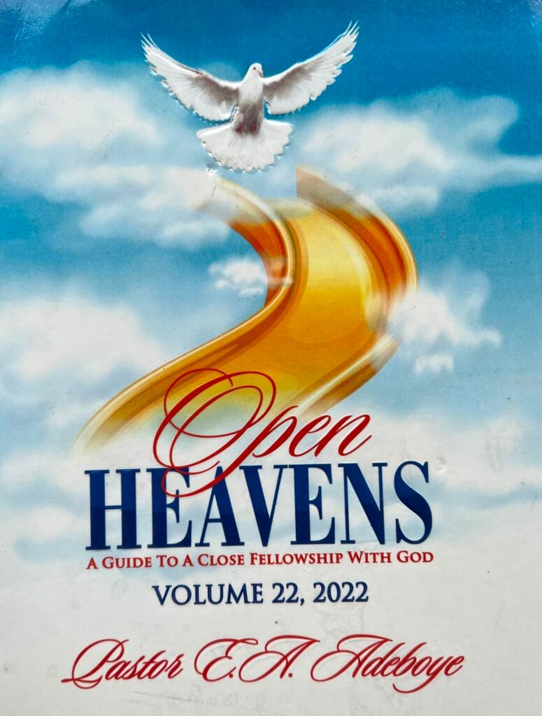 today rccg open heaven