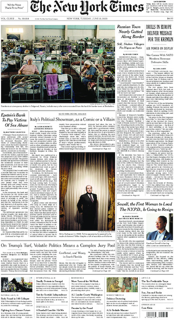 todays ny times