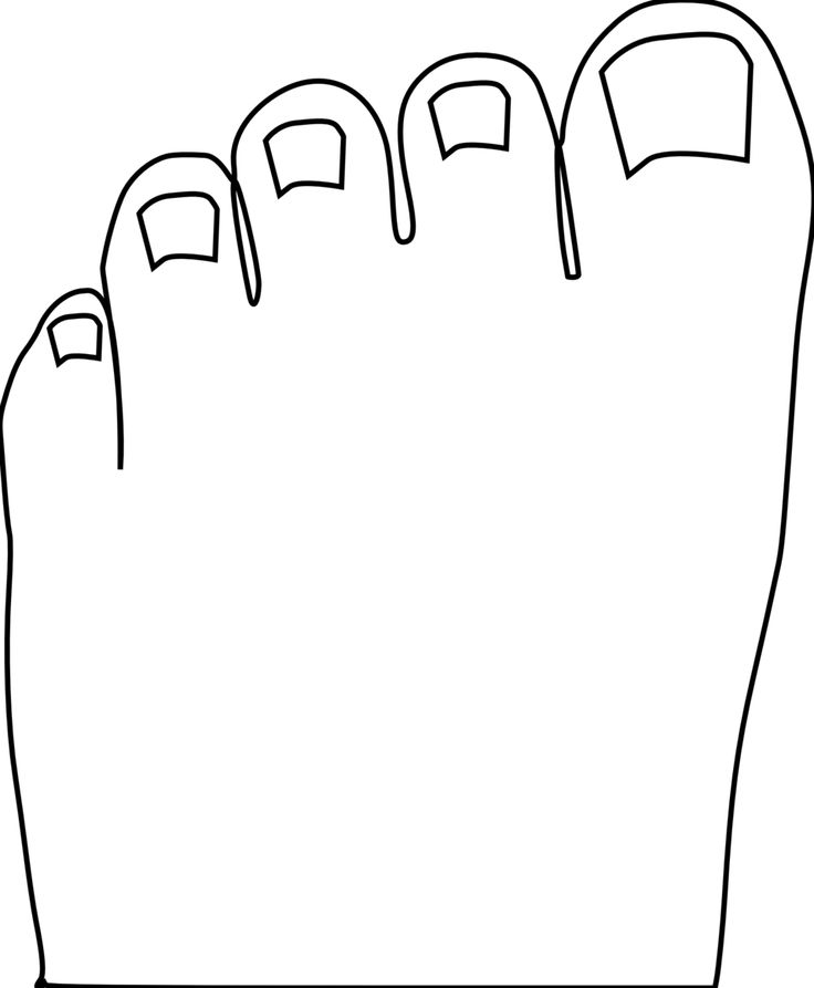 toes clipart