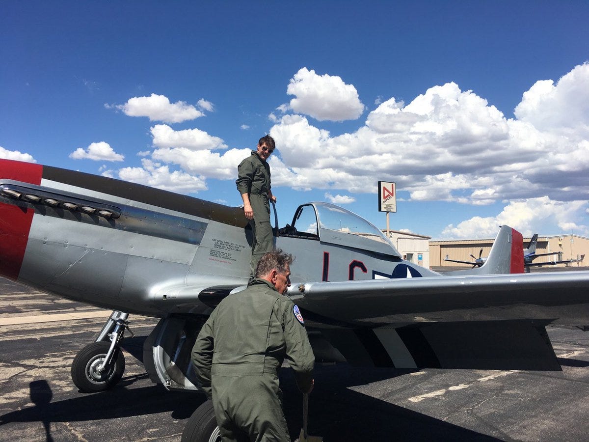 tom cruise p-51 mustang