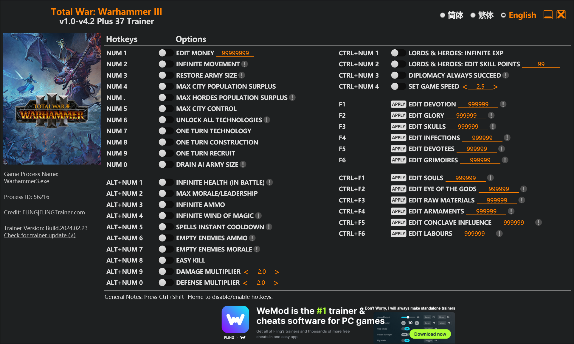 total war warhammer cheat