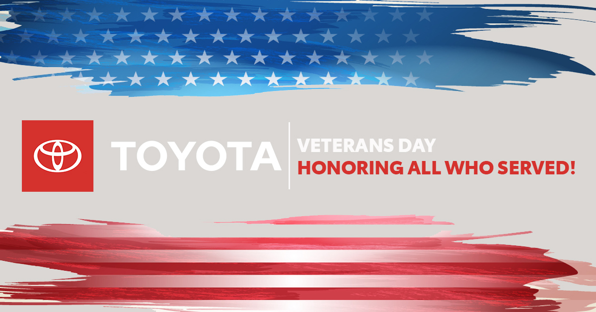 toyota veterans day sale