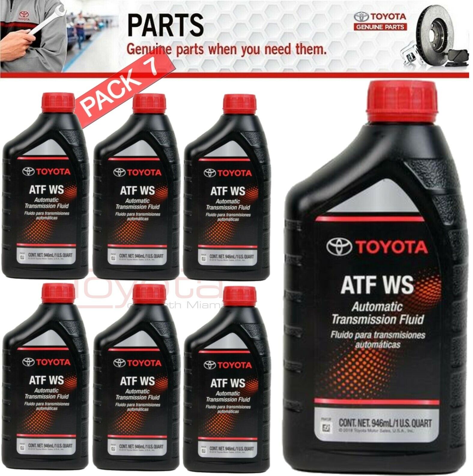 toyota ws transmission fluid