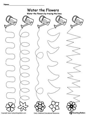 tracing patterns for preschoolers