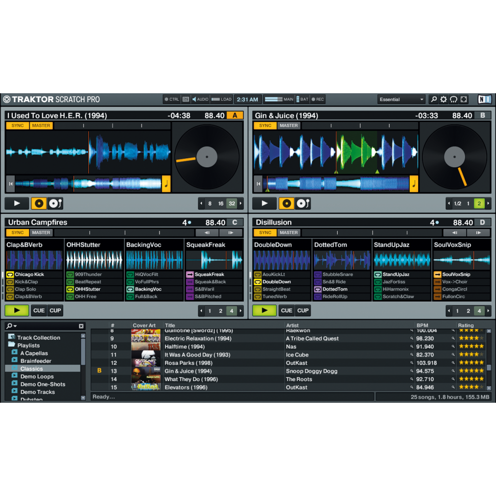 traktor pro 2 scratch