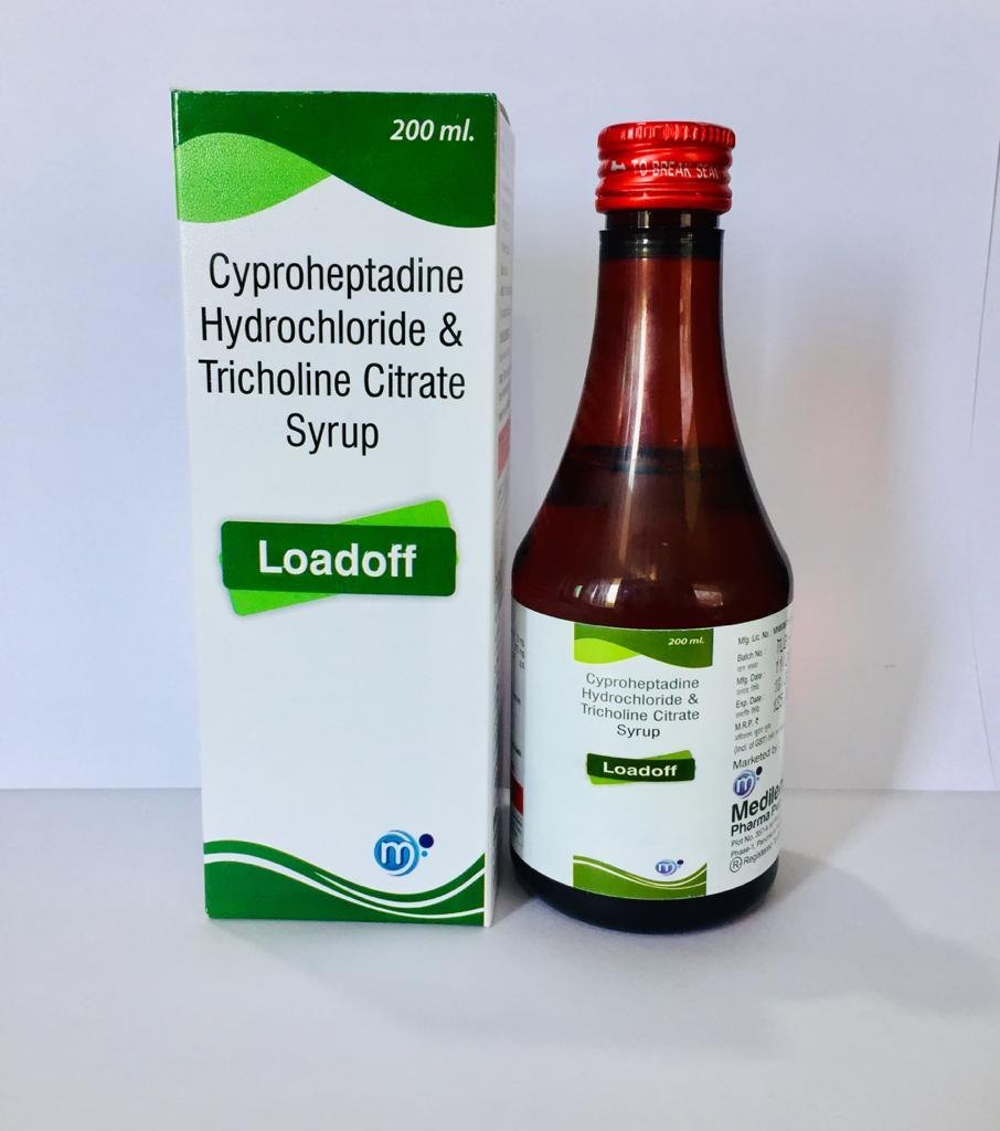 tricholine citrate & cyproheptadine hydrochloride syrup