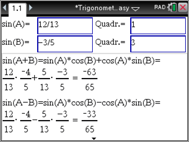 trig proof solver