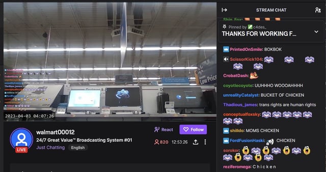 twitch walmart stream