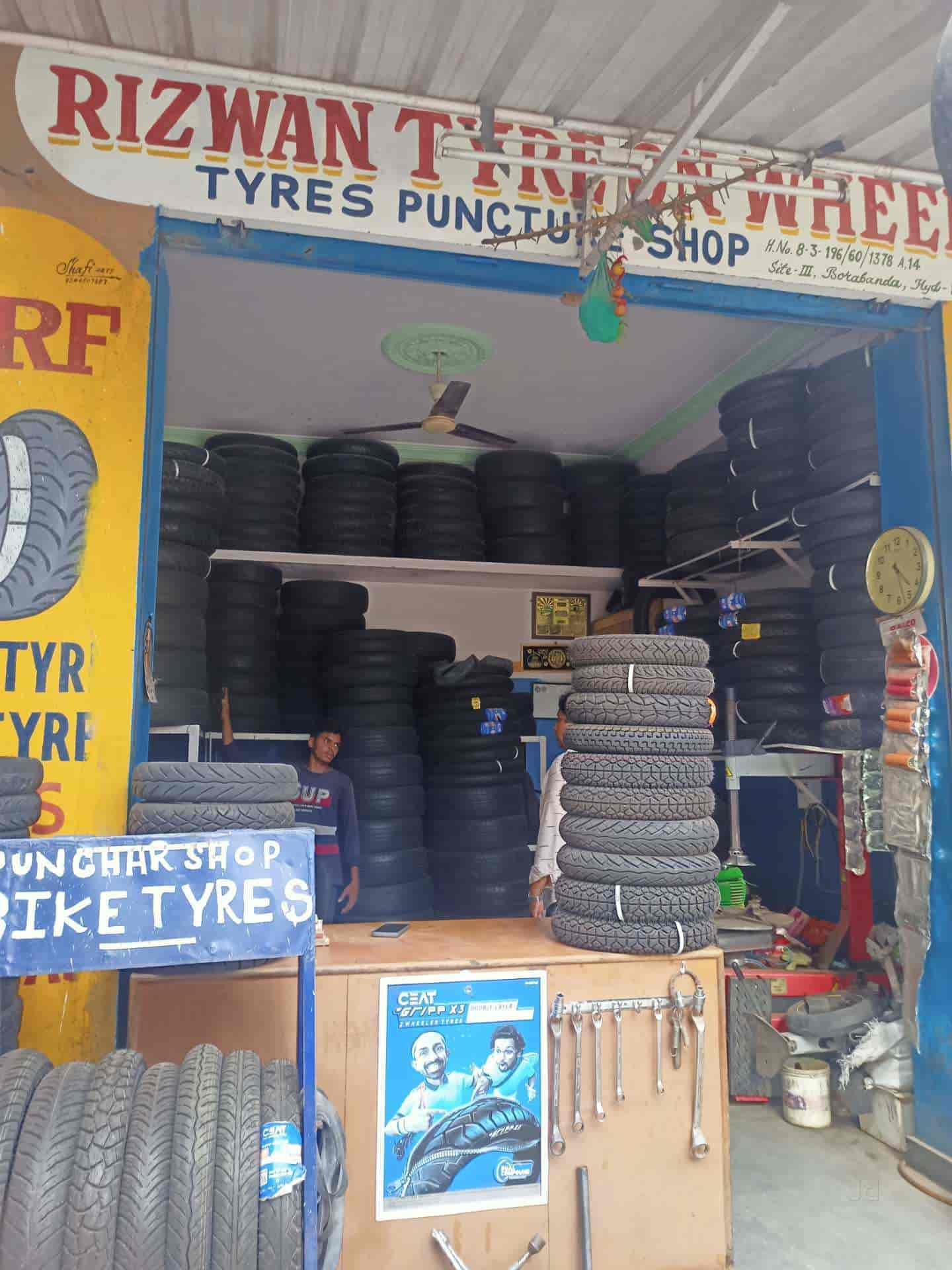 tyre puncture repair shop near me