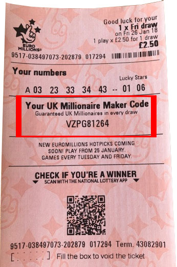 uk millionaire maker code results tonight