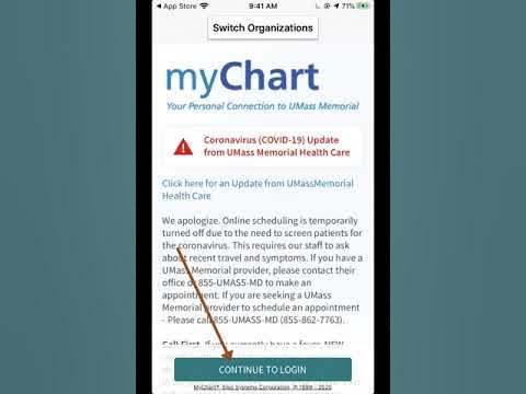 umass memorial my chart login
