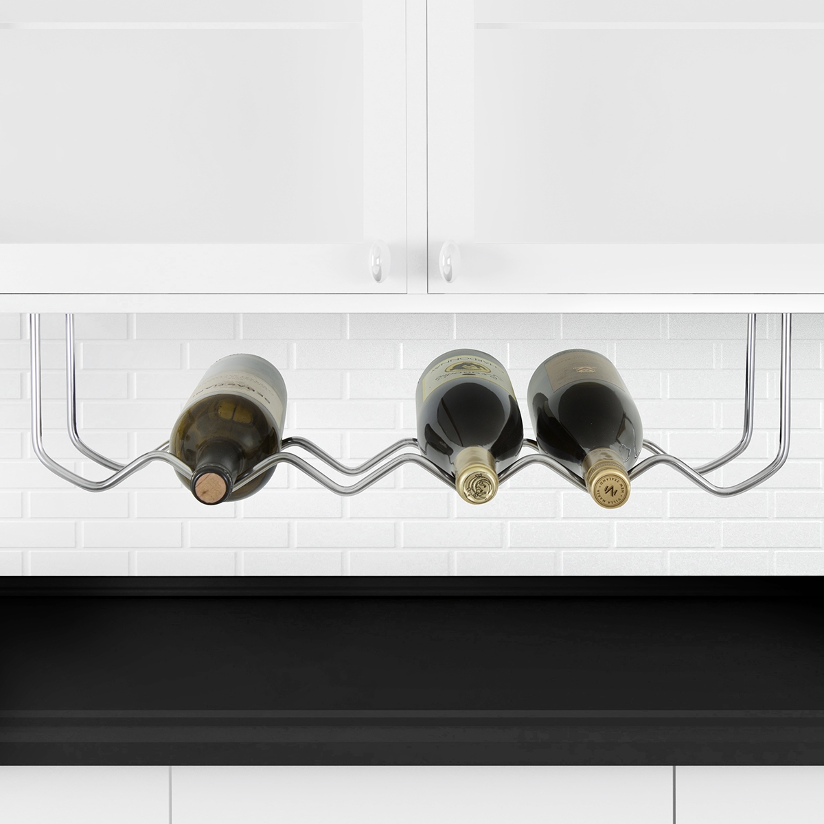 under cupboard wine rack