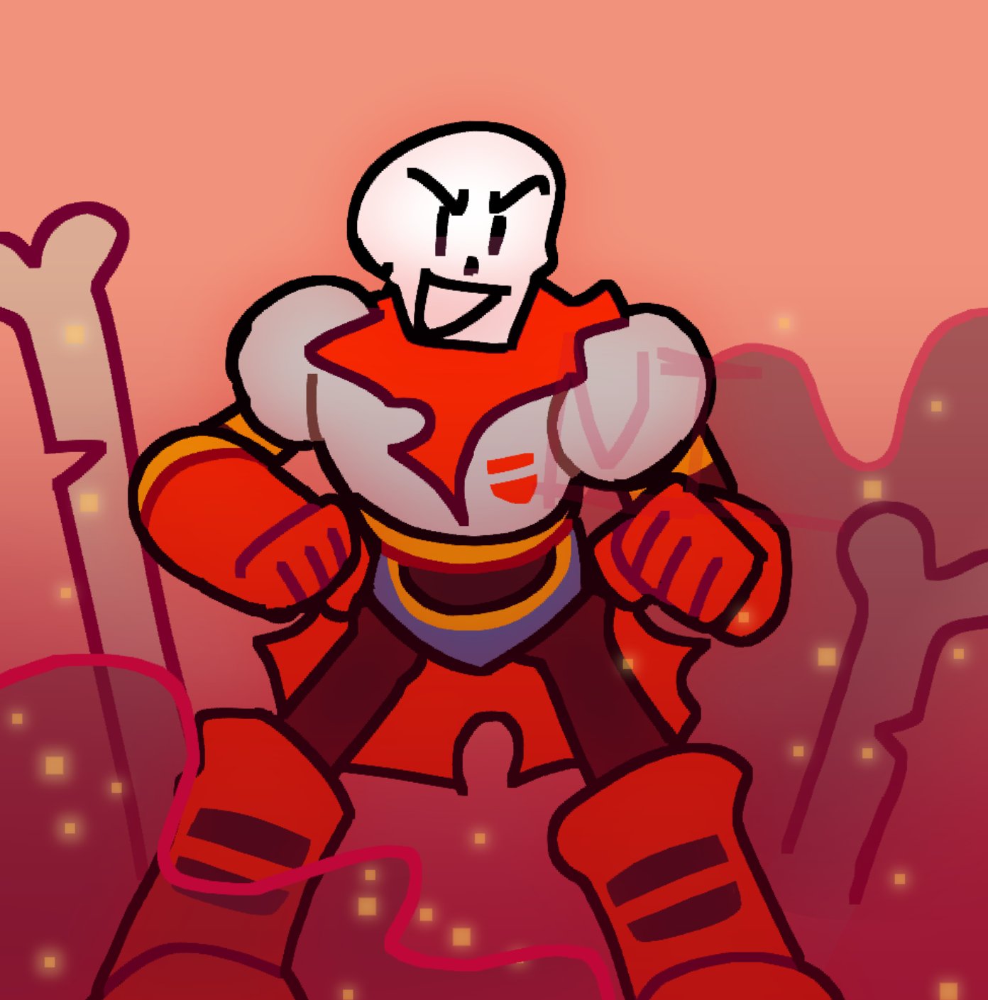 undertale papyrus art