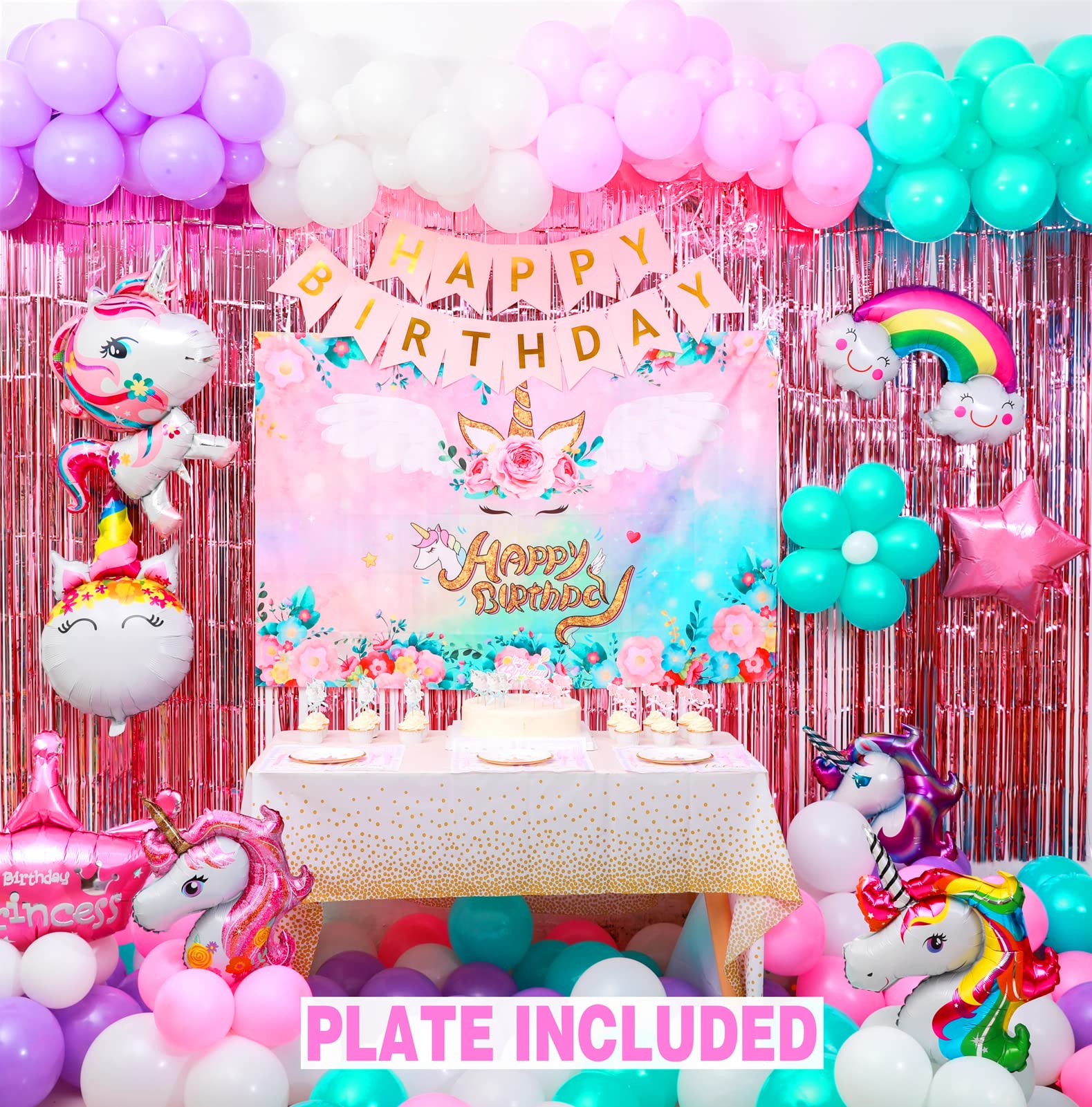 unicorn birthday party decorations