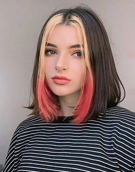 unique hair color ideas for short hair