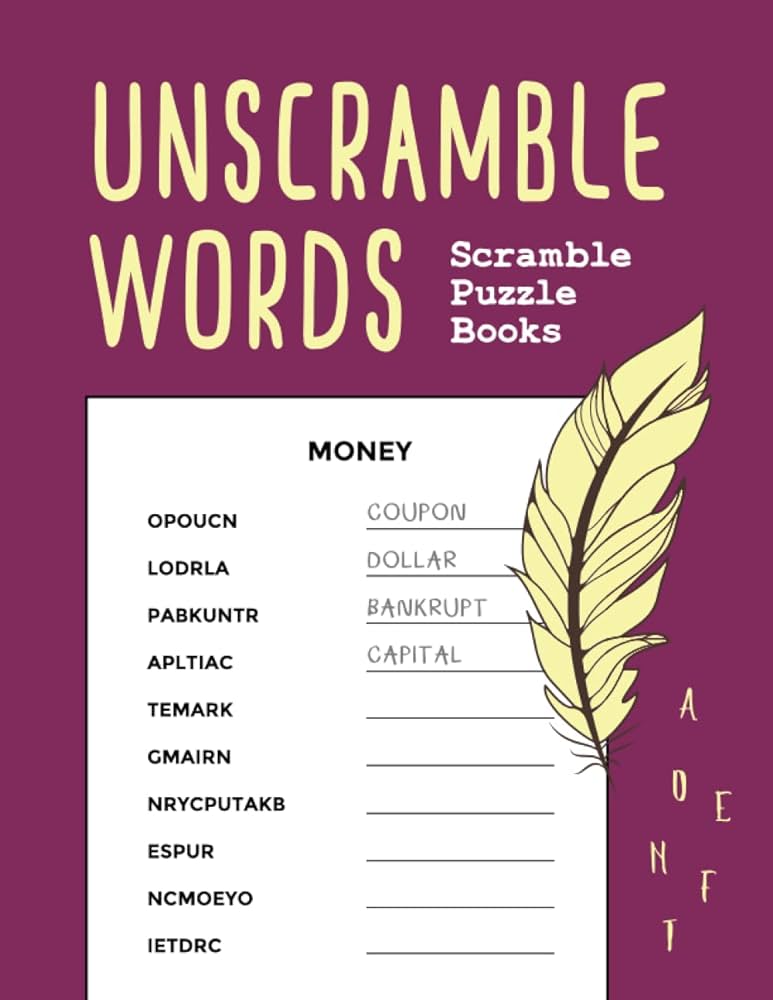 unscramble the word