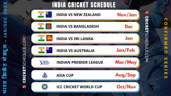 upcoming international cricket matches