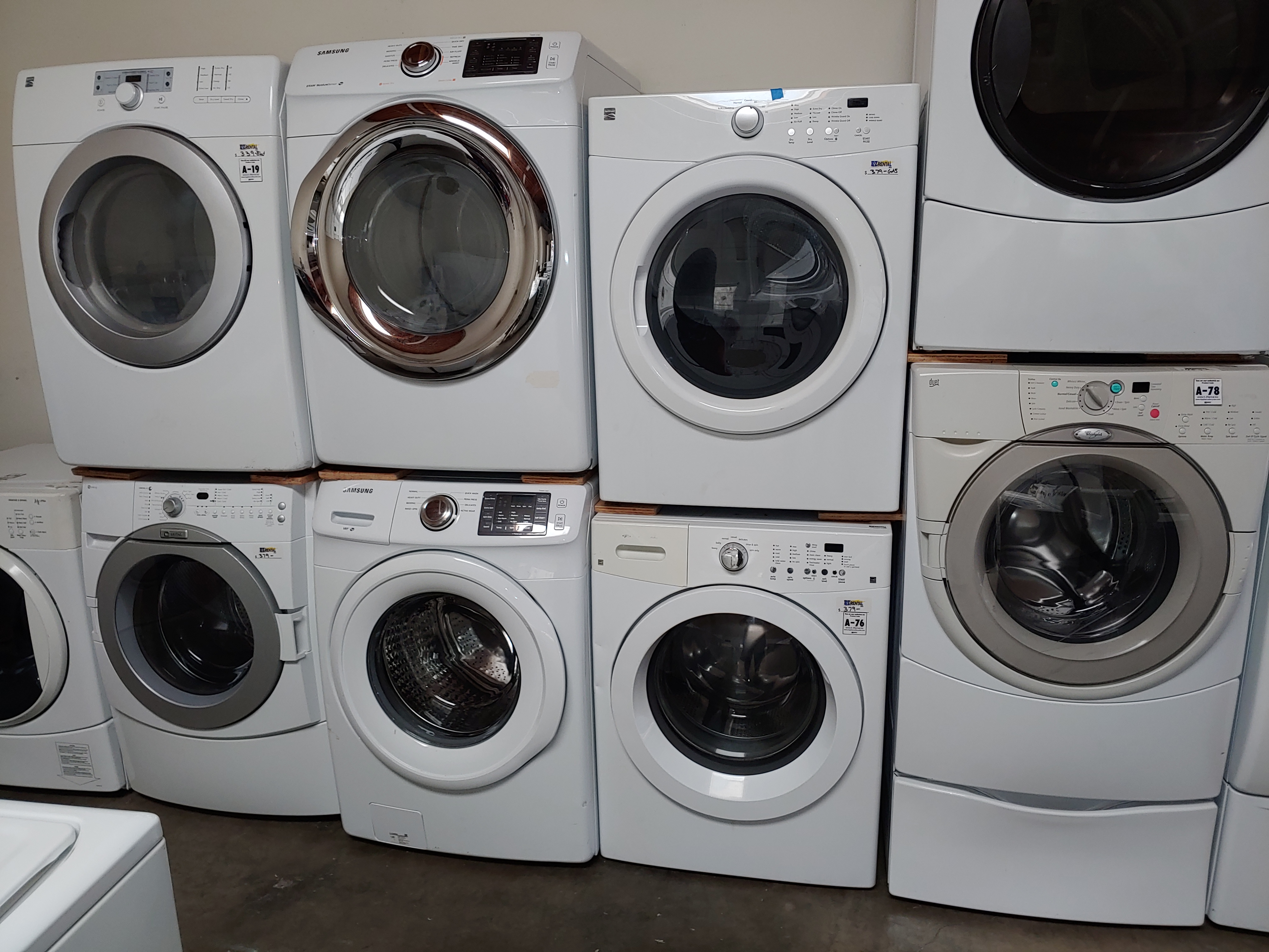 used washer and dryer near me