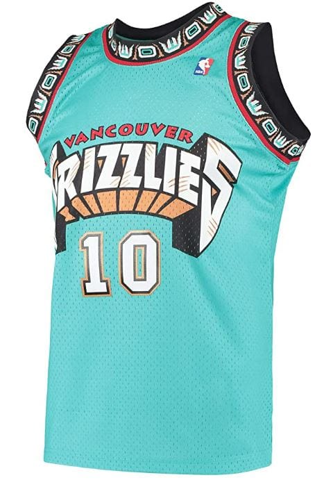 vancouver grizzlies basketball jersey