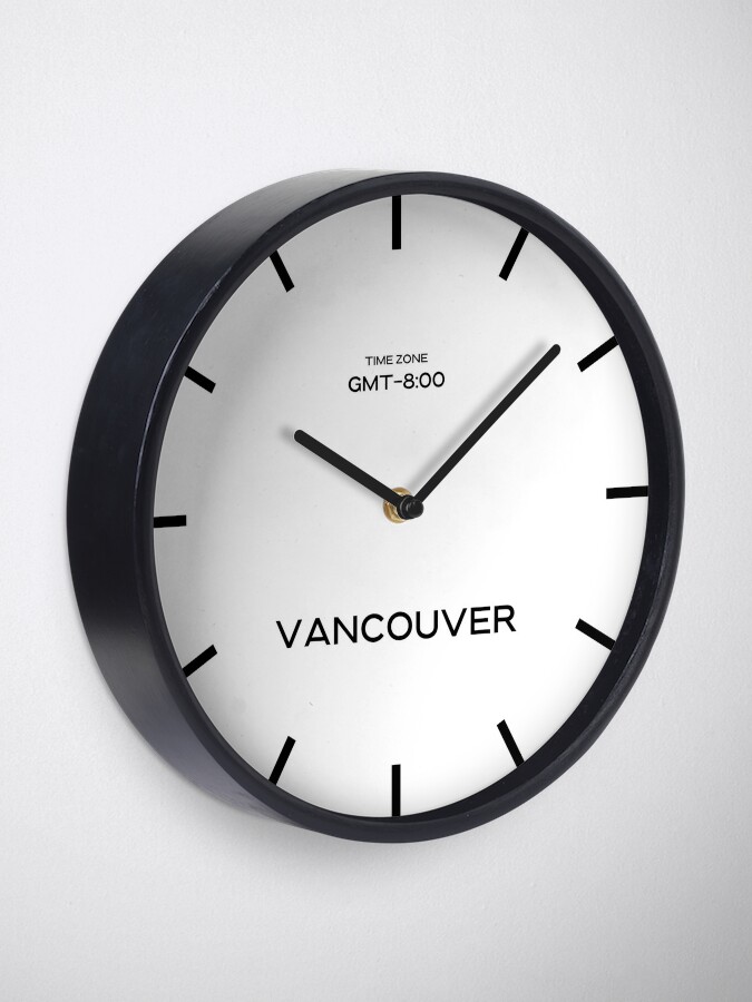 vancouver time zone gmt