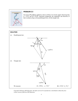 vector mechanics for engineers statics 12th edition solutions chapter 4