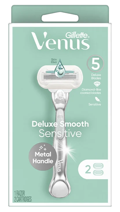 venus deluxe smooth sensitive razor blades