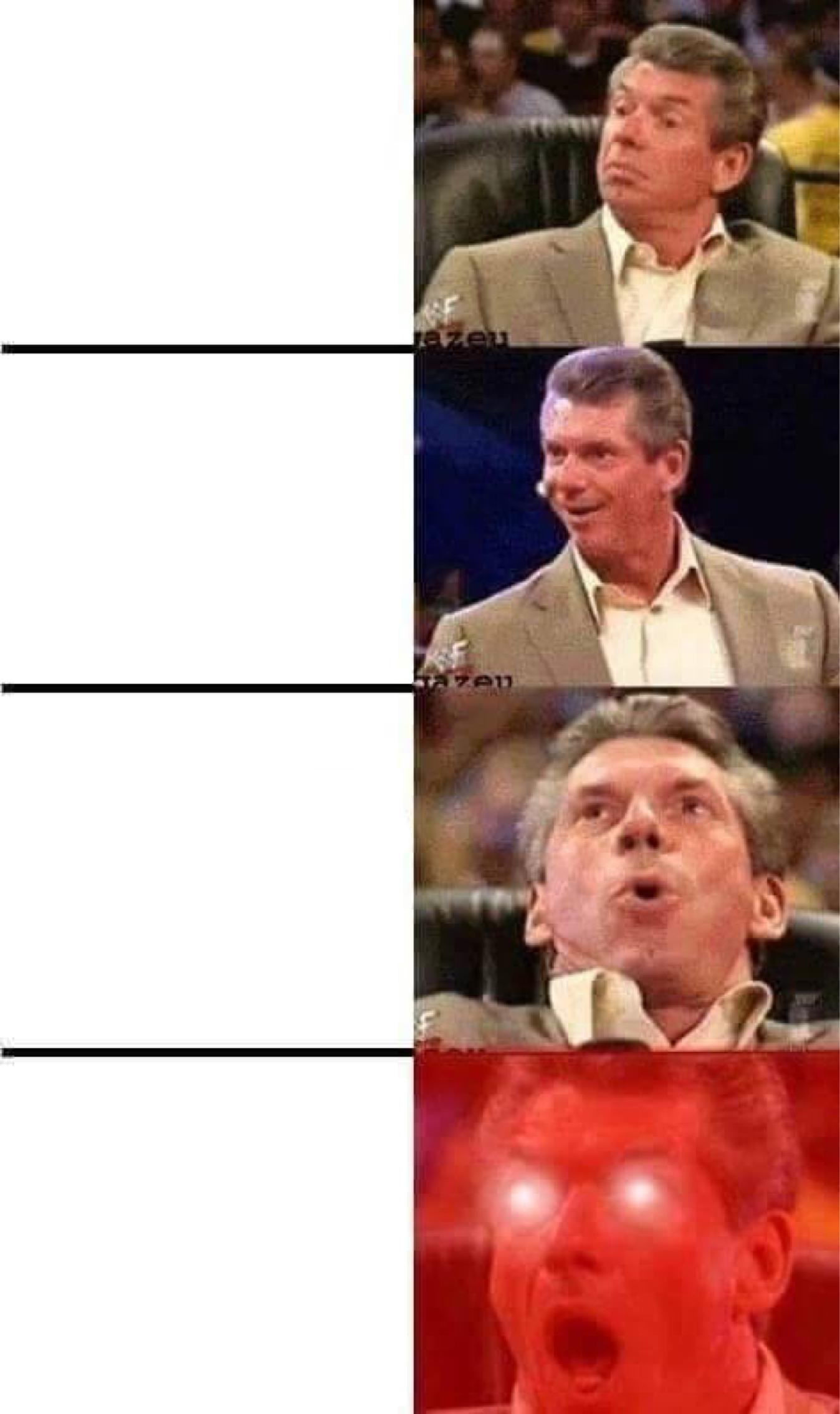 vince mcmahon meme template