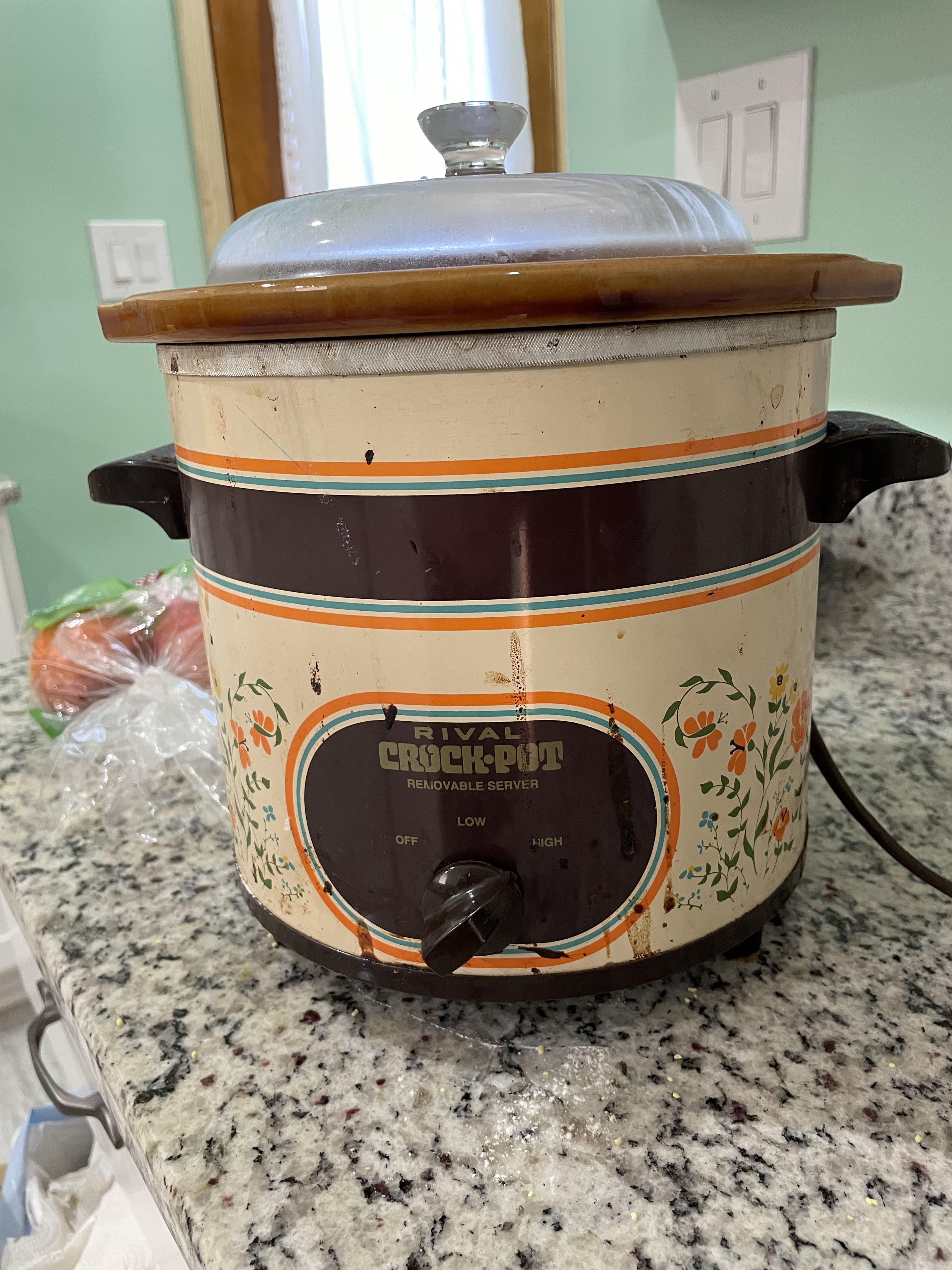 vintage crock pot