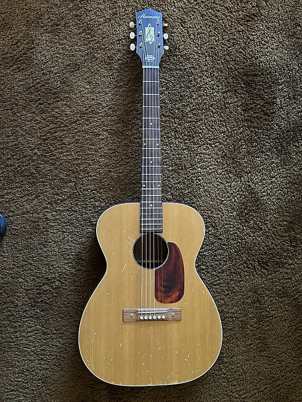 vintage harmony acoustic guitar