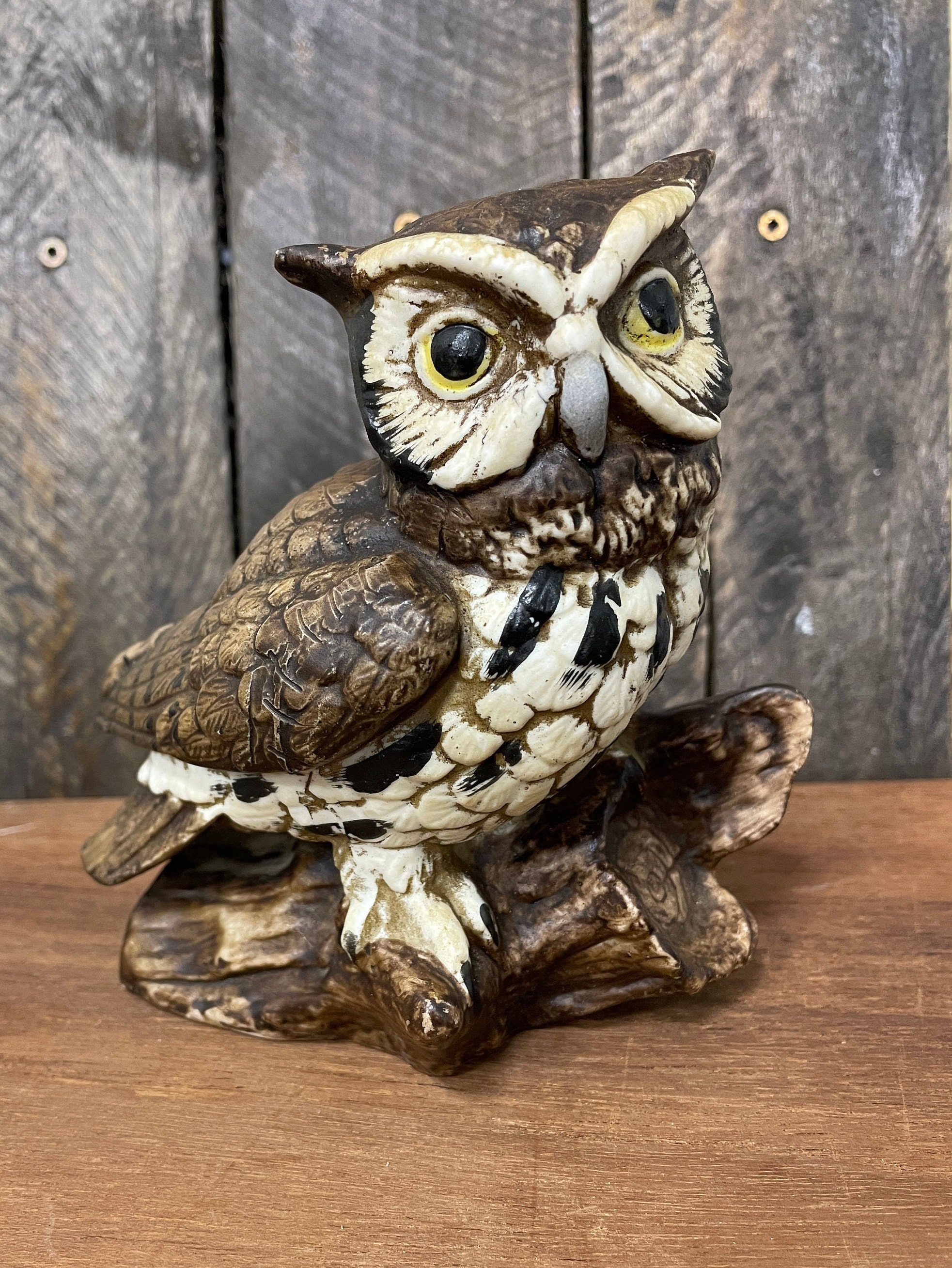 vintage owl figurines