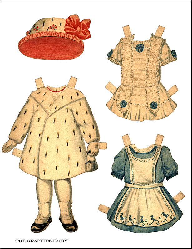 vintage paper dolls