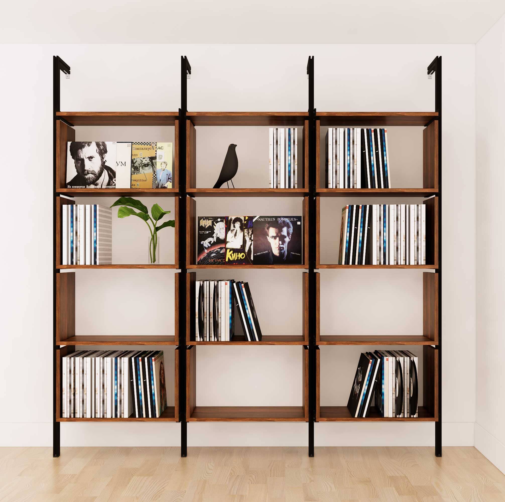 vinyl album shelf