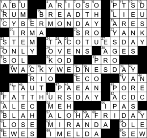 vocal piece crossword