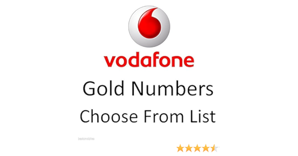 vodafone gold number