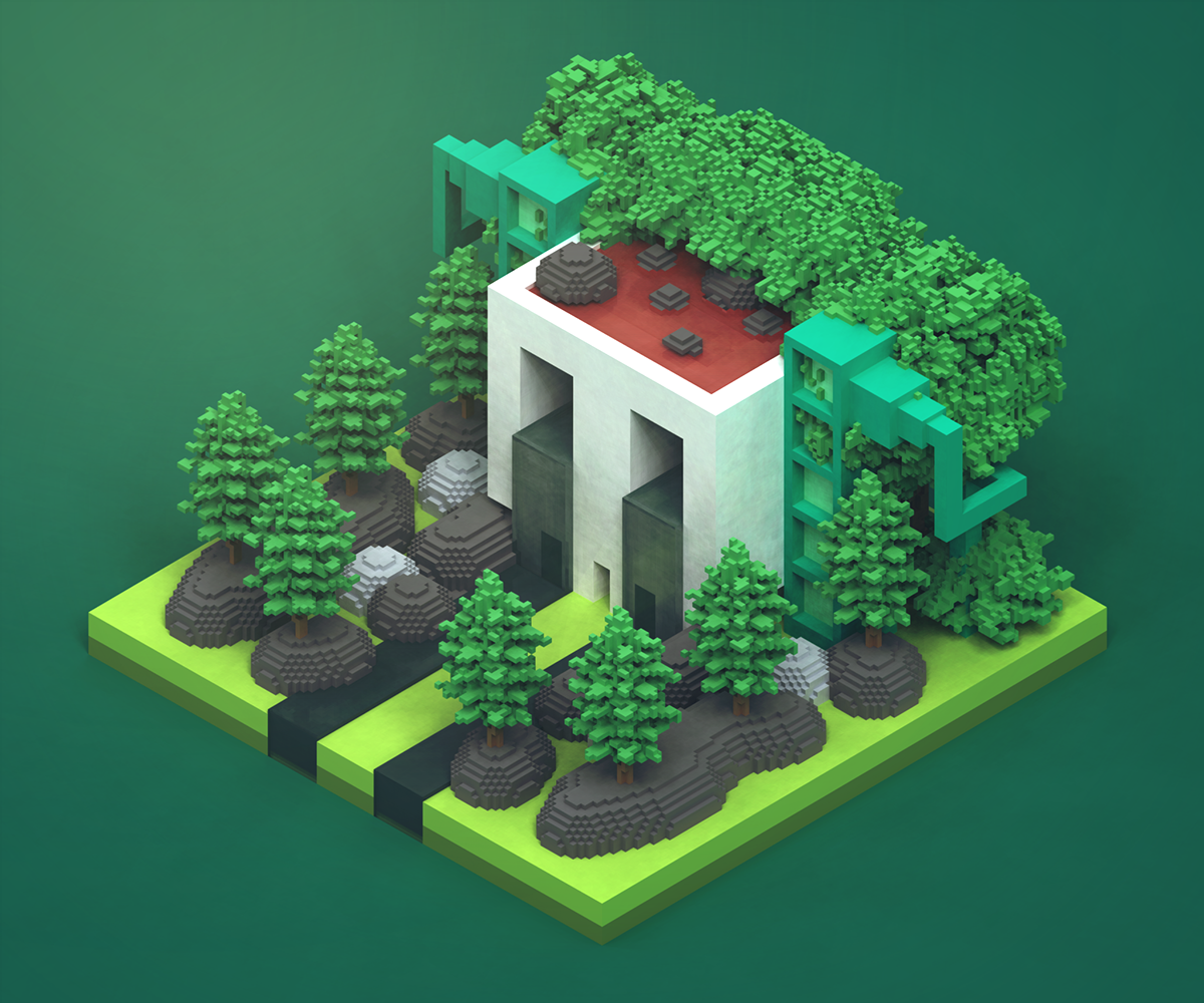 voxel artwork