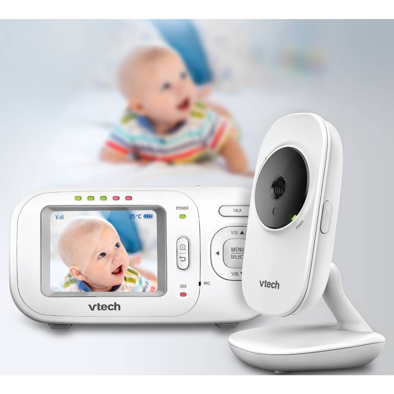 vtech bm2700 full colour video & audio baby monitor