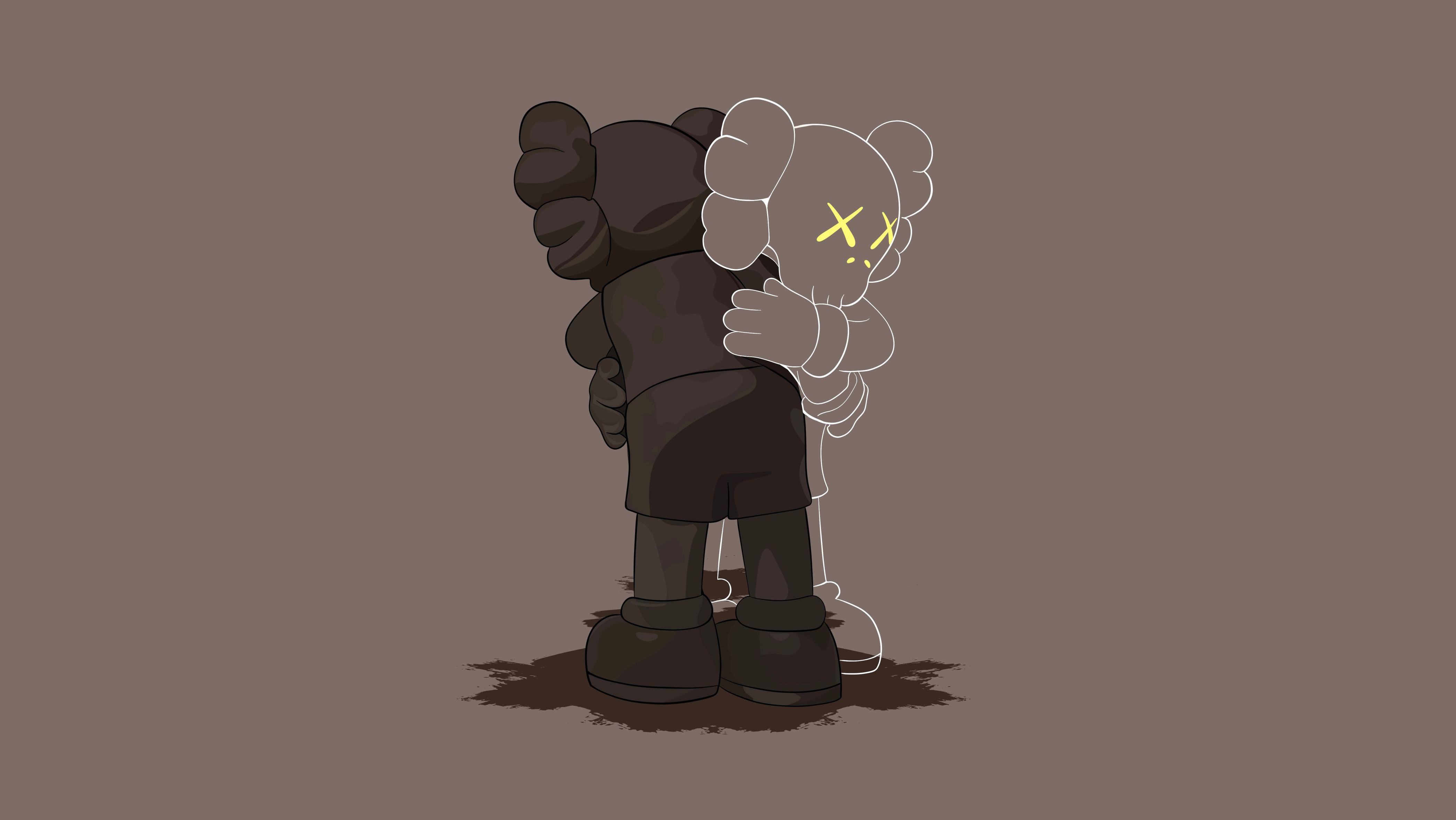 wallpaper kaws