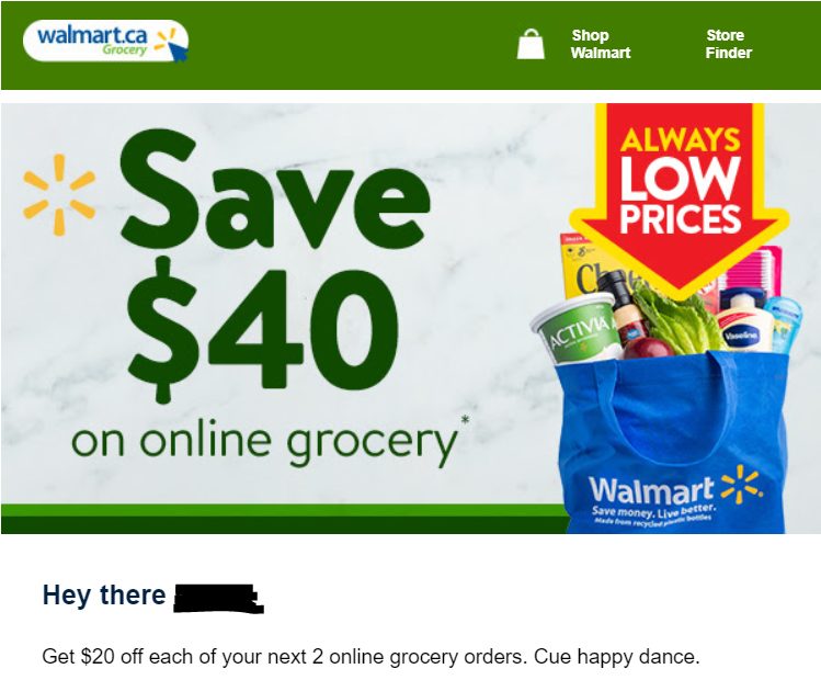 walmart curbside promo code